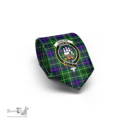 Scottish Duncan Modern Tartan Tie with Family Crest Tartan Plaid NeckTie Scottish Plaid Tartan Plaid - ScotsTee - scotstee.com