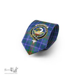 Scottish Edmonstone Tartan Tie with Family Crest Tartan Plaid NeckTie Scottish Plaid Tartan Plaid - ScotsTee - scotstee.com