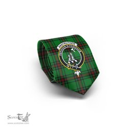 Scottish Anstruther Tartan Tie with Family Crest Tartan Plaid NeckTie Scottish Plaid Tartan Plaid - ScotsTee - scotstee.com