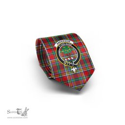 Scottish Anderson of Arbrake Tartan Tie with Family Crest Tartan Plaid NeckTie Scottish Plaid Tartan Plaid - ScotsTee - scotstee.com