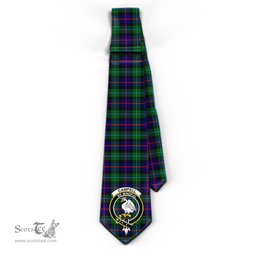 Scottish Campbell of Cawdor Modern Tartan Tie with Family Crest Tartan Plaid NeckTie Scottish Plaid Tartan Plaid - ScotsTee - scotstee.com