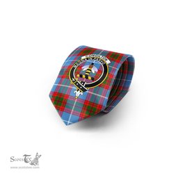 Scottish Congilton Tartan Tie with Family Crest Tartan Plaid NeckTie Scottish Plaid Tartan Plaid - ScotsTee - scotstee.com
