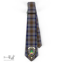 Scottish Gayre Hunting Tartan Tie with Family Crest Tartan Plaid NeckTie Scottish Plaid Tartan Plaid - ScotsTee - scotstee.com