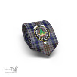 Scottish Gayre Hunting Tartan Tie with Family Crest Tartan Plaid NeckTie Scottish Plaid Tartan Plaid - ScotsTee - scotstee.com