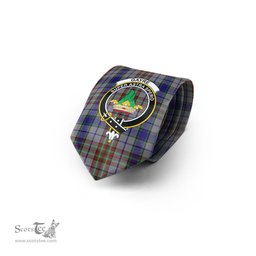 Scottish Gayre Hunting Tartan Tie with Family Crest Tartan Plaid NeckTie Scottish Plaid Tartan Plaid - ScotsTee - scotstee.com