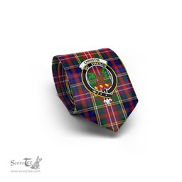 Scottish Christie Tartan Tie with Family Crest Tartan Plaid NeckTie Scottish Plaid Tartan Plaid - ScotsTee - scotstee.com