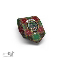 Scottish Baxter Tartan Tie with Family Crest Tartan Plaid NeckTie Scottish Plaid Tartan Plaid - ScotsTee - scotstee.com