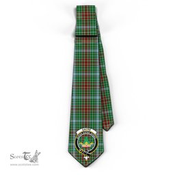 Scottish Gayre Tartan Tie with Family Crest Tartan Plaid NeckTie Scottish Plaid Tartan Plaid - ScotsTee - scotstee.com