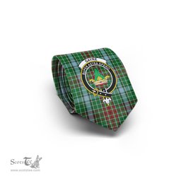Scottish Gayre Tartan Tie with Family Crest Tartan Plaid NeckTie Scottish Plaid Tartan Plaid - ScotsTee - scotstee.com