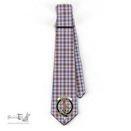 Scottish Boswell Tartan Tie with Family Crest Tartan Plaid NeckTie Scottish Plaid Tartan Plaid - ScotsTee - scotstee.com