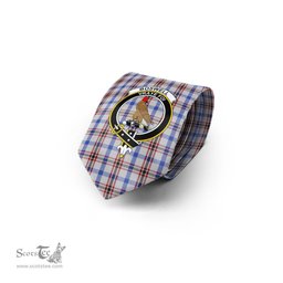Scottish Boswell Tartan Tie with Family Crest Tartan Plaid NeckTie Scottish Plaid Tartan Plaid - ScotsTee - scotstee.com