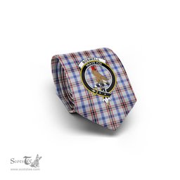 Scottish Boswell Tartan Tie with Family Crest Tartan Plaid NeckTie Scottish Plaid Tartan Plaid - ScotsTee - scotstee.com