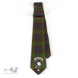 Scottish Cunningham Hunting Modern Tartan Tie with Family Crest Tartan Plaid NeckTie Scottish Plaid Tartan Plaid - ScotsTee - scotstee.com