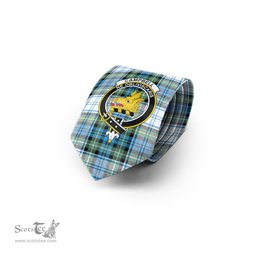 Scottish Campbell Dress Ancient Tartan Tie with Family Crest Tartan Plaid NeckTie Scottish Plaid Tartan Plaid - ScotsTee - scotstee.com