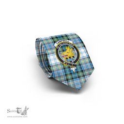 Scottish Campbell Dress Ancient Tartan Tie with Family Crest Tartan Plaid NeckTie Scottish Plaid Tartan Plaid - ScotsTee - scotstee.com