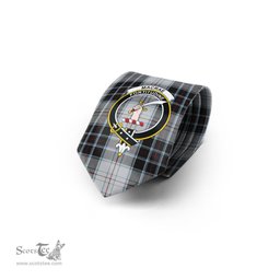 Scottish MacRae Dress Tartan Tie with Family Crest Tartan Plaid NeckTie Scottish Plaid Tartan Plaid - ScotsTee - scotstee.com