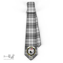 Scottish Glen Tartan Tie with Family Crest Tartan Plaid NeckTie Scottish Plaid Tartan Plaid - ScotsTee - scotstee.com