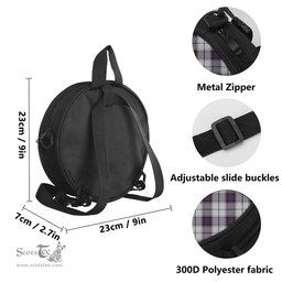 Scottish Alexander of Menstry Dress Tartan Round Crossbody Bags - Round Purse Scottish Plaid Tartan Plaid - ScotsTee - scotstee.com