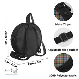 Scottish Aikenhead Tartan Round Crossbody Bags - Round Purse Scottish Plaid Tartan Plaid - ScotsTee - scotstee.com