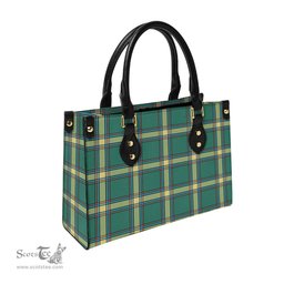 Scottish Alberta Province Canada Tartan Leather Bag for Women Scottish Plaid Tartan Plaid - ScotsTee - scotstee.com