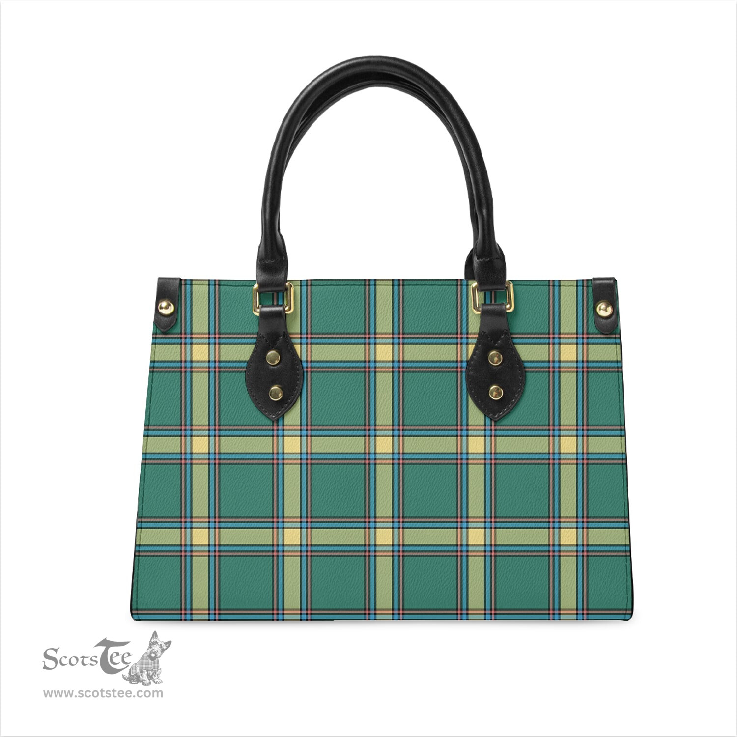 Scottish Alberta Province Canada Tartan Leather Bag for Women Scottish Plaid Tartan Plaid - ScotsTee - scotstee.com