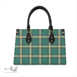 Scottish Alberta Province Canada Tartan Leather Bag for Women Scottish Plaid Tartan Plaid - ScotsTee - scotstee.com