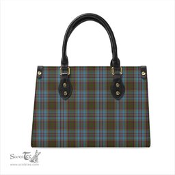 Scottish Anderson Tartan Leather Bag for Women Scottish Plaid Tartan Plaid - ScotsTee - scotstee.com