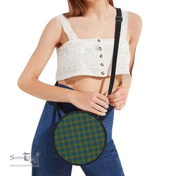 Scottish Aiton Tartan Round Crossbody Bags - Round Purse Scottish Plaid Tartan Plaid - ScotsTee - scotstee.com