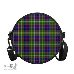 Scottish Arnott Tartan Round Crossbody Bags - Round Purse Scottish Plaid Tartan Plaid - ScotsTee - scotstee.com