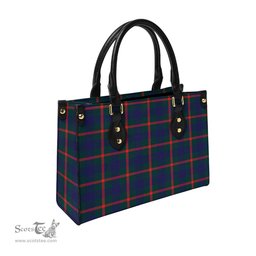 Scottish Agnew Modern Tartan Leather Bag for Women Scottish Plaid Tartan Plaid - ScotsTee - scotstee.com