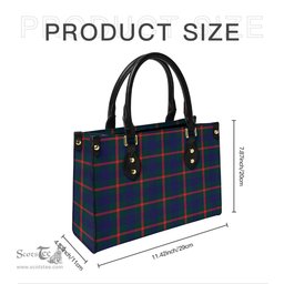 Scottish Agnew Modern Tartan Leather Bag for Women Scottish Plaid Tartan Plaid - ScotsTee - scotstee.com