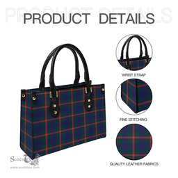 Scottish Agnew Modern Tartan Leather Bag for Women Scottish Plaid Tartan Plaid - ScotsTee - scotstee.com