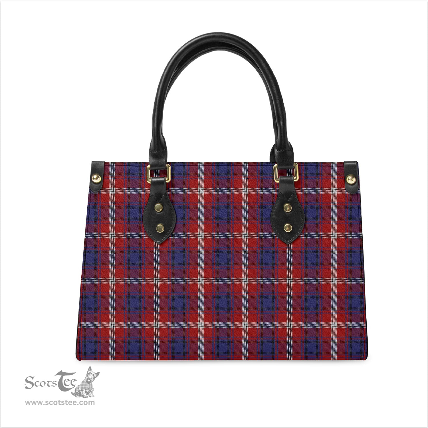 Scottish Ainslie Tartan Leather Bag for Women Scottish Plaid Tartan Plaid - ScotsTee - scotstee.com