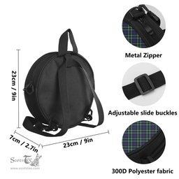 Scottish Allardice Tartan Round Crossbody Bags - Round Purse Scottish Plaid Tartan Plaid - ScotsTee - scotstee.com