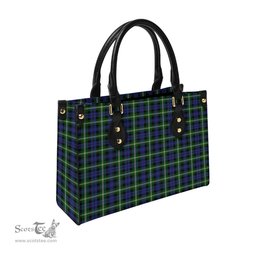 Scottish Baillie Modern Tartan Leather Bag for Women Scottish Plaid Tartan Plaid - ScotsTee - scotstee.com