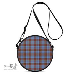 Scottish Anderson Modern Tartan Round Crossbody Bags - Round Purse Scottish Plaid Tartan Plaid - ScotsTee - scotstee.com