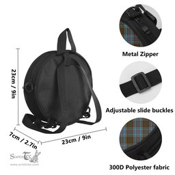 Scottish Anderson Tartan Round Crossbody Bags - Round Purse Scottish Plaid Tartan Plaid - ScotsTee - scotstee.com