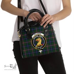 Scottish Allison Tartan Shoulder Handbags with Family Crest Scottish Plaid Tartan Plaid - ScotsTee - scotstee.com