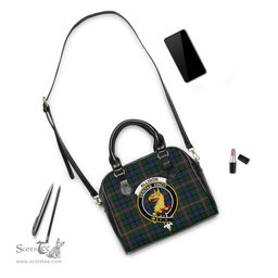 Scottish Allison Tartan Shoulder Handbags with Family Crest Scottish Plaid Tartan Plaid - ScotsTee - scotstee.com