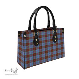 Scottish Anderson Modern Tartan Leather Bag for Women Scottish Plaid Tartan Plaid - ScotsTee - scotstee.com