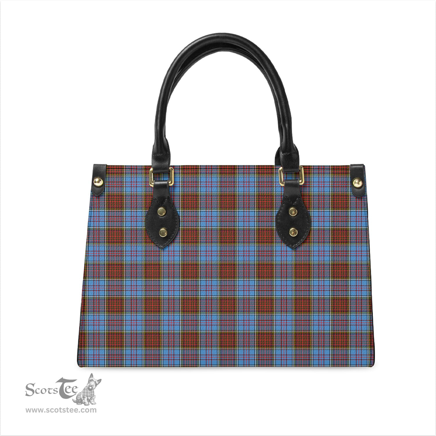 Scottish Anderson Modern Tartan Leather Bag for Women Scottish Plaid Tartan Plaid - ScotsTee - scotstee.com