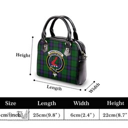 Scottish Armstrong Tartan Shoulder Handbags with Family Crest Scottish Plaid Tartan Plaid - ScotsTee - scotstee.com
