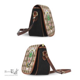 Scottish Anderson Dress Tartan Saddle Crossbody Bag with Family Crest Scottish Plaid Tartan Plaid - ScotsTee - scotstee.com