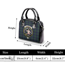 Scottish Allardice Tartan Shoulder Handbags with Family Crest Scottish Plaid Tartan Plaid - ScotsTee - scotstee.com