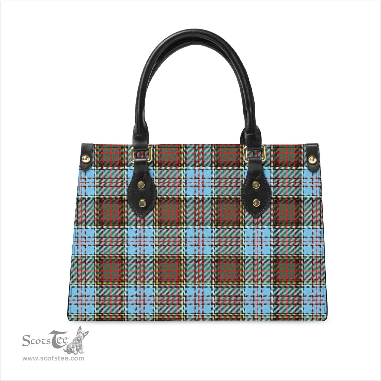 Scottish Anderson Ancient Tartan Leather Bag for Women Scottish Plaid Tartan Plaid - ScotsTee - scotstee.com