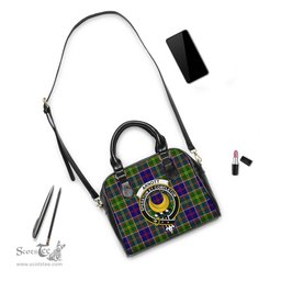Scottish Arnott Tartan Shoulder Handbags with Family Crest Scottish Plaid Tartan Plaid - ScotsTee - scotstee.com