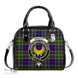 Scottish Arnott Tartan Shoulder Handbags with Family Crest Scottish Plaid Tartan Plaid - ScotsTee - scotstee.com