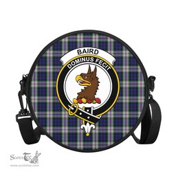 Scottish Baird Dress Tartan Round Crossbody Bags - Round Purse with Family Crest Scottish Plaid Tartan Plaid - ScotsTee - scotstee.com