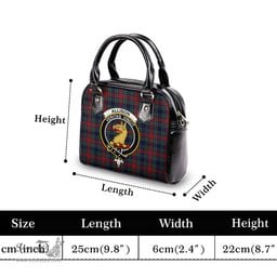 Scottish Allison Red Tartan Shoulder Handbags with Family Crest Scottish Plaid Tartan Plaid - ScotsTee - scotstee.com