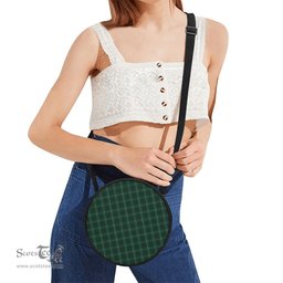 Scottish Armagh County Ireland Tartan Round Crossbody Bags - Round Purse Scottish Plaid Tartan Plaid - ScotsTee - scotstee.com